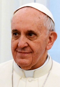Pope Francis, March, 2013. Photo from presidencia.gov.ar [CC-BY-SA-2.0 (http://creativecommons.org/licenses/by-sa/2.0)], via Wikimedia Commons