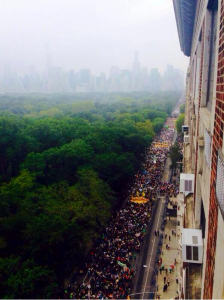 People's Climate March, NYC. Photo via Facebook