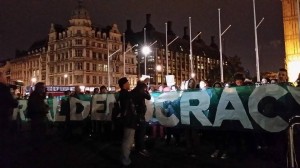 Occupy Democracy- Friday night. Photo via Facebook,