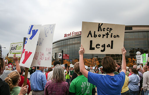 A protest against Focus on the Family's "Stand for the Family" event at the Xcel Energy Center, planned by OutFront Minnesota. Photo by Tony Webster from Portland, Oregon, United States [CC BY 2.0], via Wikimedia Commons