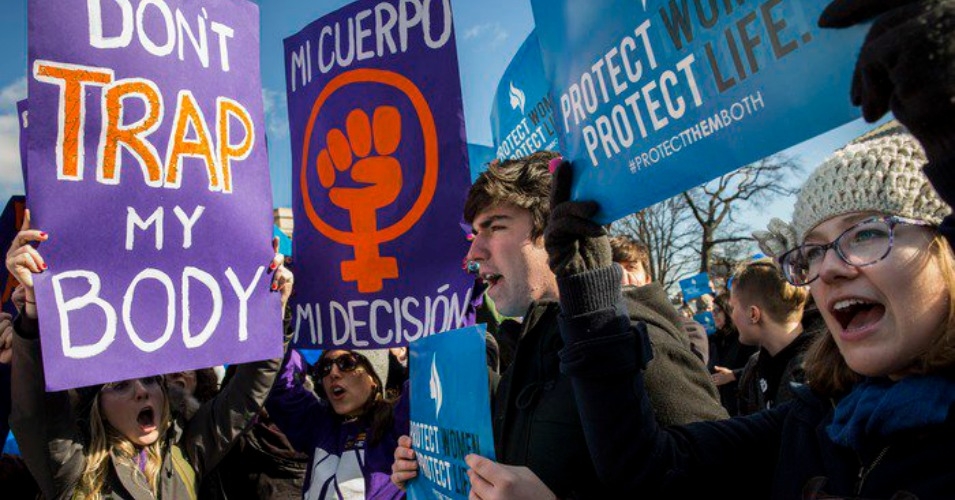 SB 1552 effectively bans abortion in Oklahoma, reproductive rights group said. (Photo: @TrustWomen/Twitter)